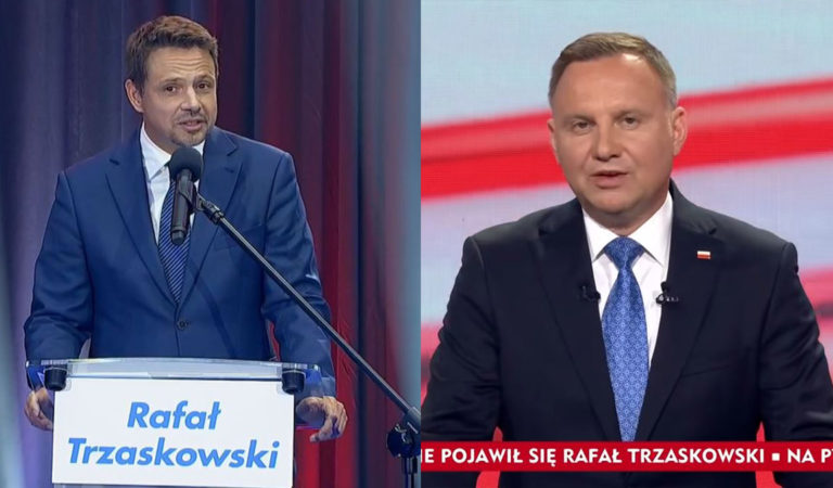 Andrzej Duda w Końskim przyciągnął więcej widzów niż Rafał Trzaskowski w Lesznie.