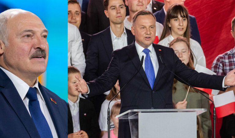 “Duda zwyciężył w Polsce, fałszując wybory. Tam nie było nawet procenta przewagi. Sfałszował.” – oznajmił Łukaszenka