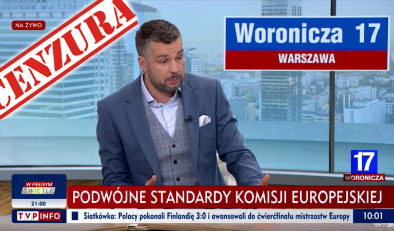 Poseł Joński punktuje cenzurę TVP w programie Rachonia [VIDEO]