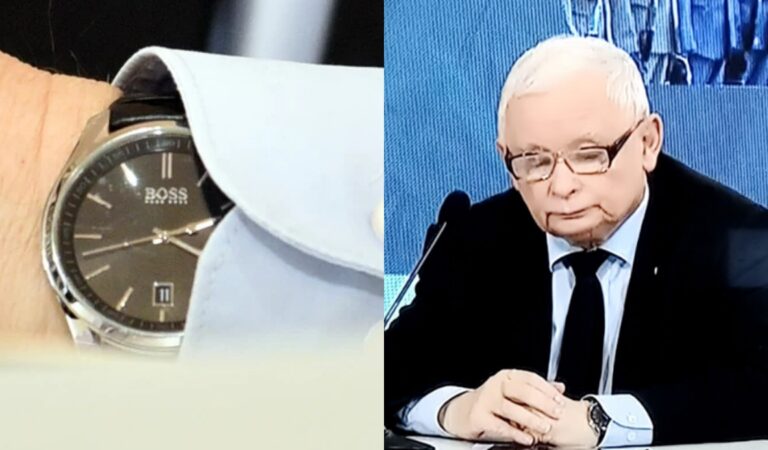 Co się dzieje z Kaczyńskim? “Zegarek do góry nogami”